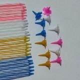 Hagiki Ince Doğum Günü Mumu , Mini Boy , 6 cm Uzunluk ve 4 mm Çapında Doğum Günü ve Pasta Mumları - 120 Adet