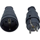 Hagiki Kauçuk Topraklı Fiş Dış Mekan Erkek ve Dişi (1 Set)