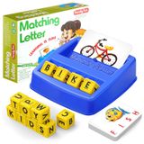 HahaGift 3-5 Yaş Erkek Kız Çocukları için Eğitici Oyuncaklar, Eşleşen Mektup Öğrenme Oyunları Etkinlikleri, 3 Yaş 4 5 6 7 Yaş Çocuklar için İdeal Noel Doğum Günü Hediyesi
