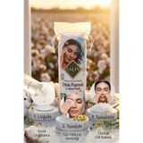 hahline herşey 70 Adet Makyaj Temizleme Pedi, Disk Pamuk, Yuvarlak Premium Kalite Yüz Silme Makyaj Çıkarma Pamuğu
