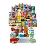 hahline herşey Ramazan kolisi erzak paketi kahvaltılık sahur paketi mega koli 45 parça ürün