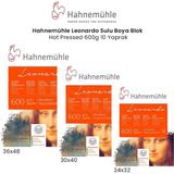 Hahnemühle Leonardo Hot Pressed 600 gr 10 Yaprak Sulu Boya Blok Defter
