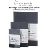 Hahnemühle Nostalgie Sketch Book Sert Kapak Dikey 190 gr 80 Yaprak Çizim Defteri