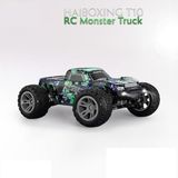 HAIBOXING RC 1/14 T10 Uzaktan Kumandalı RC Model Araba RTR Elektrikli 4WD Offroad Truck (Yeşil)