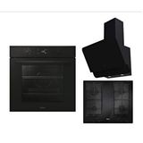 Haier 3'Lü ankastre Set Gaz Ocaklı (h6 Id23b3htb-havg6tbp/tk-hadg6cs2bght) Siyah