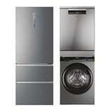 Haier 3'lü Beyaz Eşya Seti İnox (a3fe743cpj-hw90-b14939s8-xf 6b2m3px)