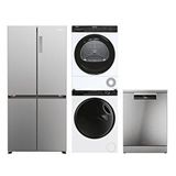 Haier 4'lü Beyaz Eşya Seti (hcr3818enmm-hw100-b14959nu1-hd100-a2939e-tr-xf 6b2m3px)