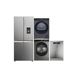 Haier 4'lü Beyaz Eşya Seti (hcw58f18ewmp-hw90-b14939s8-hd90-a2939re-xf6b2m3px) Gri