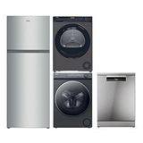 Haier 4'lü Beyaz Eşya Seti İnox (hpr5718enmx-hw100-b14367geutr-hd90-a2939re-xf6b2m3px) Antrasit