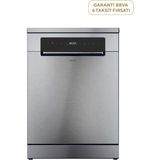 Haier Xf 4C7S0X-17 Gri 10 Programlı Wi-Fi Bağlantılı Solo Bulaşık Makinesi - Standart