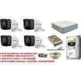 Haikon Hikvision 4lü Dış Mekan Kamera Seti 2 MP Full HD 1920 x 1080 1 TB HDD Depolama Özellikleri