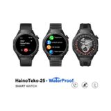 Haino Teko25 Amoled Ekran Waterproof 3 Kordonlu Akıllı Saat gumus