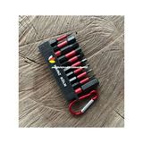 Hainz Köln Köln Mıknatıslı Çelik Alyan Seti Bits Alyan Uç Takımı 1,5mm Den 10MM Kadar 10PCS - 50MM - Siyah