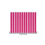 hair clip S 12'li Sosis Bigudi - Pembe