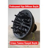 Hair Flow Technow Appro Diffuser Vigo Profesyonel Fön Makinesi Saç Şekillendirici Çelik Başlık