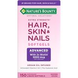 Hair, Skin & Nails, Argan-Infused Vitamin Supplement With Biotin And Hyaluronic Acid, 150 Softgels - Aromasız