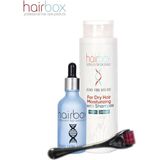 HAİRBOX Erkek Saç Serum, Saç Serum Seti ( 1 Serum, 1 Şampuan, 1 Dermaroller )