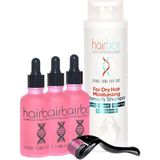 HAİRBOX Kadın Saç Serum, Ekonomik Saç Serum Seti ( 3'li Serum, 1 Şampuan, 1 Dermaroller ) - saç serumu