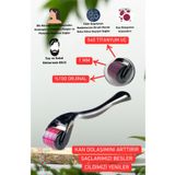 hairbox professional hair care products Dermaroller Titanyum Uçlu 540 Iğneli Derma Roller 1.00 Mm