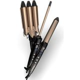 Hairens Hrs-960 - 4 Parça Saç Şekillendirme Seti Wag Maşa & Afro İnce Maşa & 32 MM Kalın Maşa