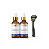 hairextra Sakal Serumu 2’li + Dermaroller 0,5mm – Keratin & Biotin Kompleks | Hızlı Uzama & Gürleştirme Etkili