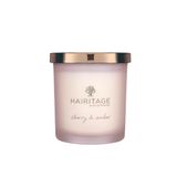 Hairitage Light Me Up Cherry & Amber Kokulu Mum - Pamuk Fitil ve Soya Balmumu Karışımı - Aromaterapi Tek Fitil Mum - Kadınlar ve Erkekler için Rahatlatıcı Mum Hediyesi - 7 oz. Kavanoz