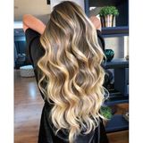 HairPim Professional (0.8 Gr) Açık Dore Kumral Ombre 50 Adet 70 Cm Yeni Nesil Kaynak Saç HP377
