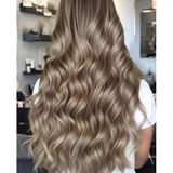 Hairpim Professional (0.8 Gr) Açık Küllü Bej Kumral 50 Adet 70 Cm Yeni Nesil Kaynak Saç Hp376