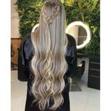 HairPim Professional (0.8 Gr) Bej Sarı Doğal Sombre 50 Adet 70 Cm Yeni Nesil Kaynak Saç HP465