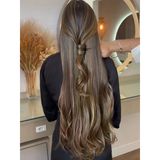 Hairpim Professional (0.8 Gr) Doğal Sombre 50 Adet 70 Cm Yeni Nesil Kaynak Saç Hp513