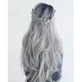 HairPim Professional (0.8 Gr) Gri Ombre 50 Adet 60 Cm Yeni Nesil Kaynak Saç HP421