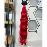 Hairpim Rainbow (0.8 Gr) Kırmızı 50 Adet 70 Cm Yeni Nesil Kaynak Saç Hp351