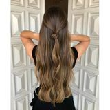 Hairpim Wavy (0.8 Gr) Doğal Ombre 50 Adet 60 Cm Yeni Nesil Kaynak Saç Hp424