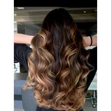 Hairpim Wavy (0.8 Gr) Doğal Ombre Bej 50 Adet 60 Cm Yeni Nesil Kaynak Saç Hp508