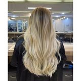 Hairpim Wavy (0.8 Gr) Doğal Sarı Ombre 50 Adet 60 Cm Yeni Nesil Kaynak Saç Hp418