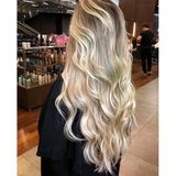 Hairpim Wavy (0.8 Gr) Doğal Sarı Ombre 50 Adet 70 Cm Yeni Nesil Kaynak Saç Hp460