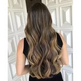 Hairpim Wavy (0.8 Gr) Doğal Sombre 50 Adet 60 Cm Yeni Nesil Kaynak Saç Hp468