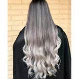 Hairpim Wavy (0.8 Gr) Gri Ombre 50 Adet 70 Cm Yeni Nesil Kaynak Saç Hp452