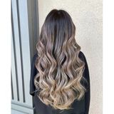 Hairpim Wavy (0.8 Gr) Kestane Ombreli Bej Kumral 50 Adet 60 Cm Yeni Nesil Kaynak Saç Hp390