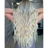 Hairpim Wavy (0.8 Gr) Kumral Ombre Platin 50 Adet 70 Cm Yeni Nesil Kaynak Saç Hp456