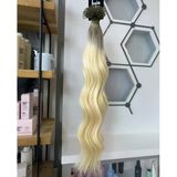 Hairpim Wavy 100% İnsan Saçı Yeni Nesil Kaynak Saç Ombre Sombre (0.8 Gr) 50 Adet 70 Cm Hp358