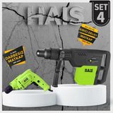 HAIS Darbesiz Matkap ve Kırıcı Delici Matkap (SET 4)