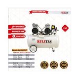 HAIS Kuletaş 50 Litre Kompresör 2hp 8 Bar Ultra Sessiz Yağsız Çift Motorlu Bakır Sargılı Süper Hızlı