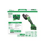HAIS PRO Akülü Avuç Taşlama Makinesi, 21V, 125mm Disk, 2x4Ah Çift Akü, S30 Serisi