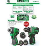 Hais Pro Haispro 16V Akülü Set 2'li Profesyonel Li-on Akü ile Darbesiz Taşınabilir Kullanım - AKÜLÜ VİDALAMA