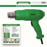 HAIS Sıcak Hava Tabancası Haıs RB08 2000 Watt