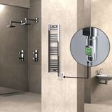 Haiti Düz Krom 200 Watt 300x1100 cm Termostatlı Elektrikli Havlupan