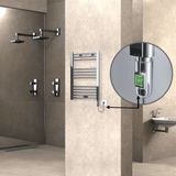 Haiti Düz Krom 200 Watt 500x700 cm Termostatlı Elektrikli Havlupan