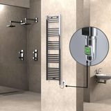 Haiti Düz Krom 300 Watt 400x1500 cm Termostatlı Elektrikli Havlupan