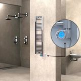 Haiti Düz Krom Musa 200 Watt 300x1200 cm Termostatlı Elektrikli Havlupan